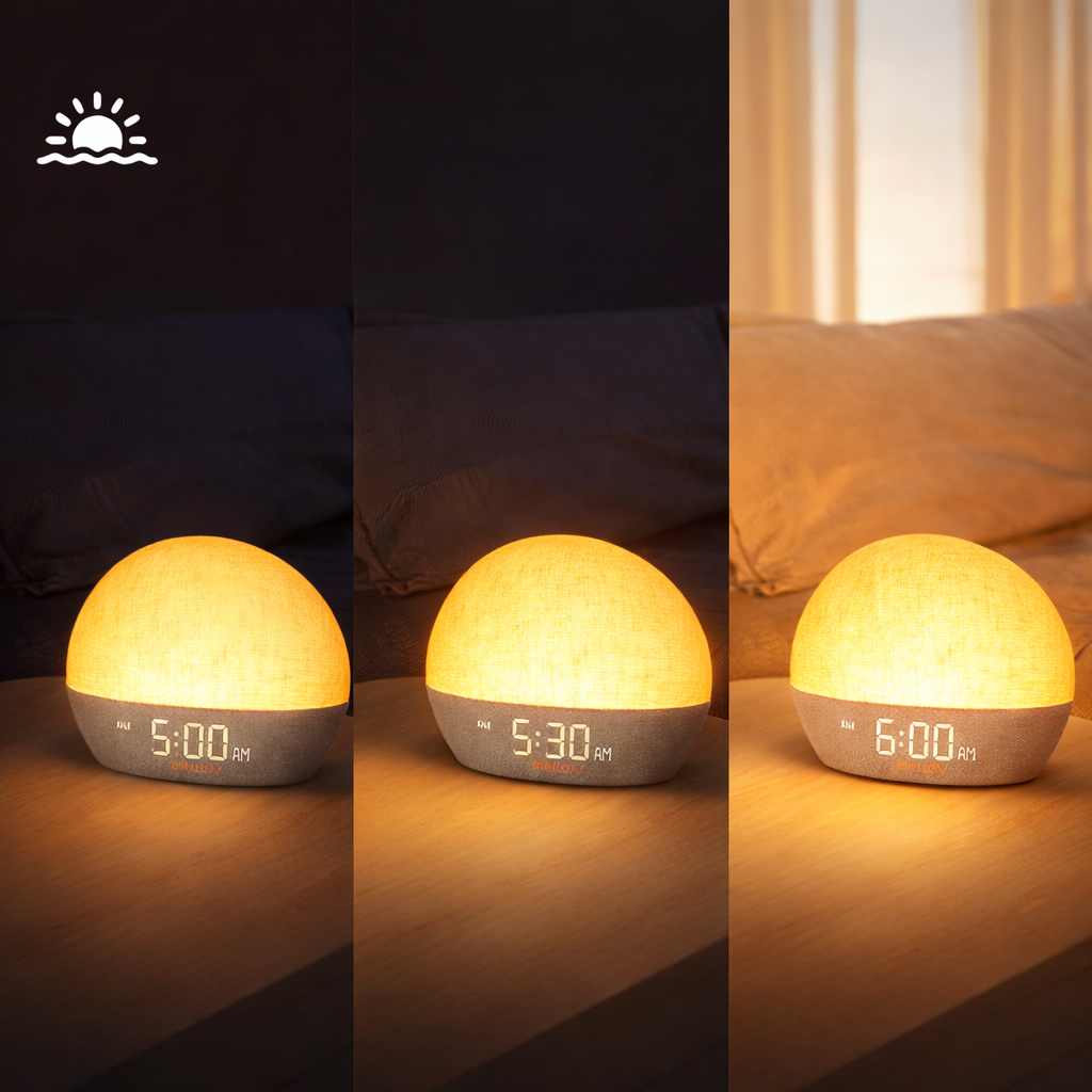 Réveil Naturel Simulateur d'Aube NUAJ