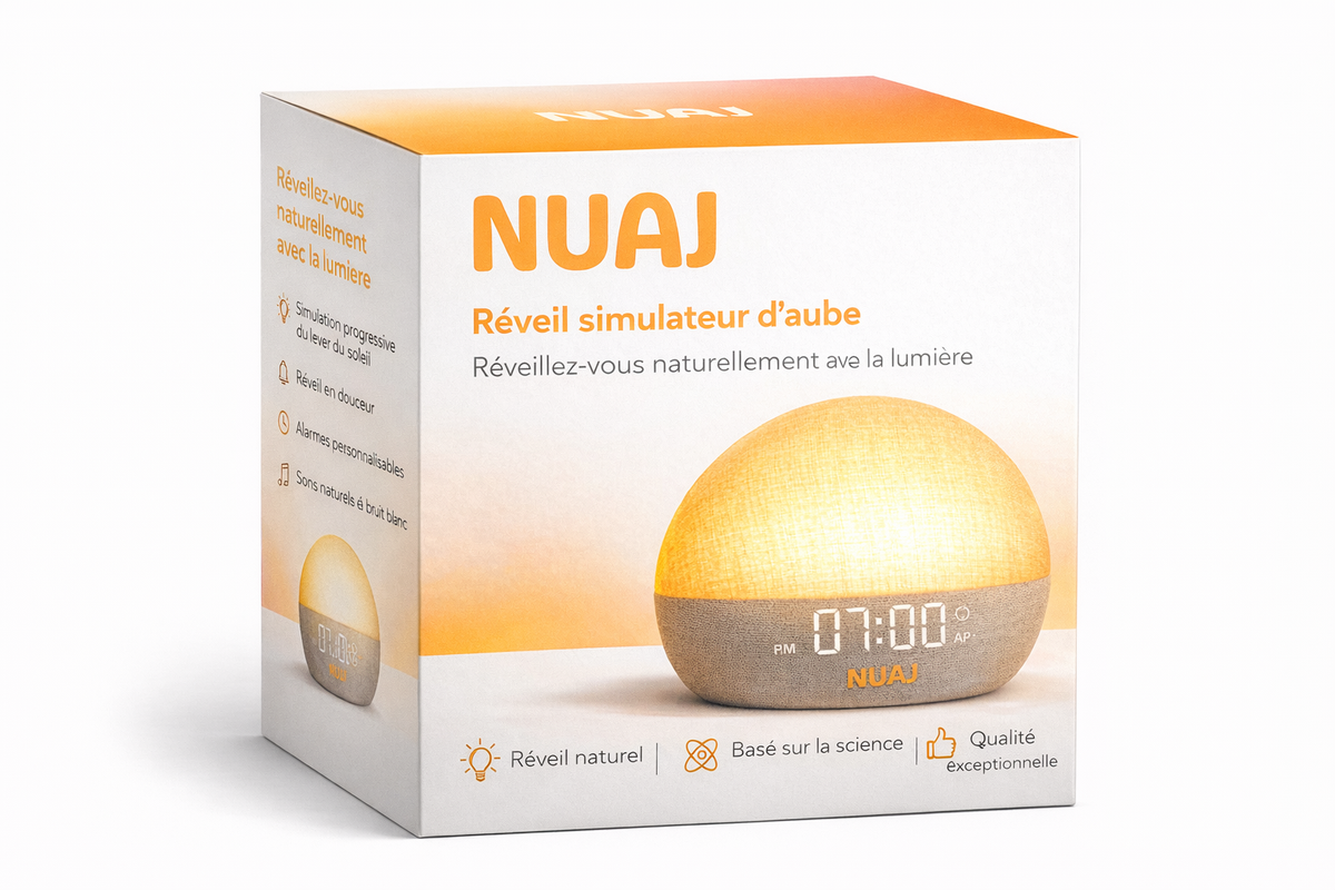 Réveil Naturel Simulateur d'Aube NUAJ